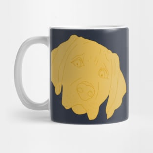 Golden Labrador Retriever Face Mug